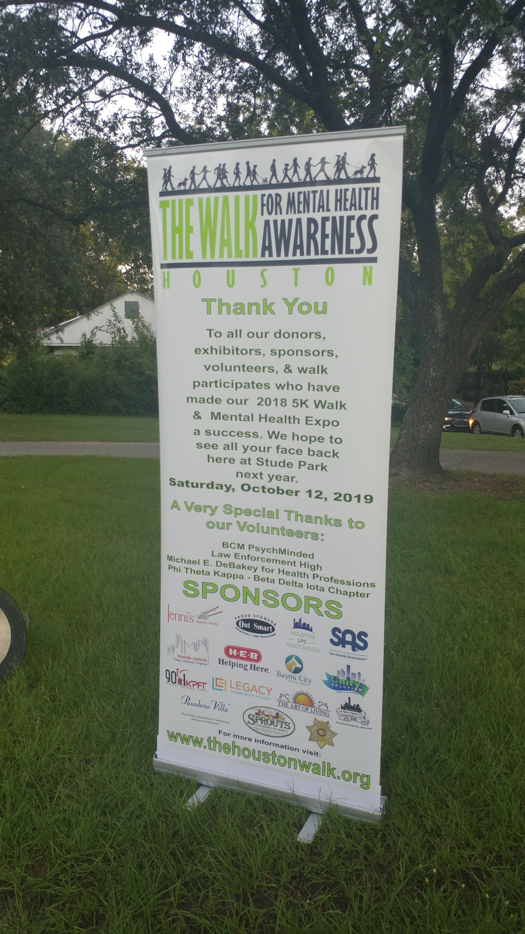 2018 Walk Sponsors